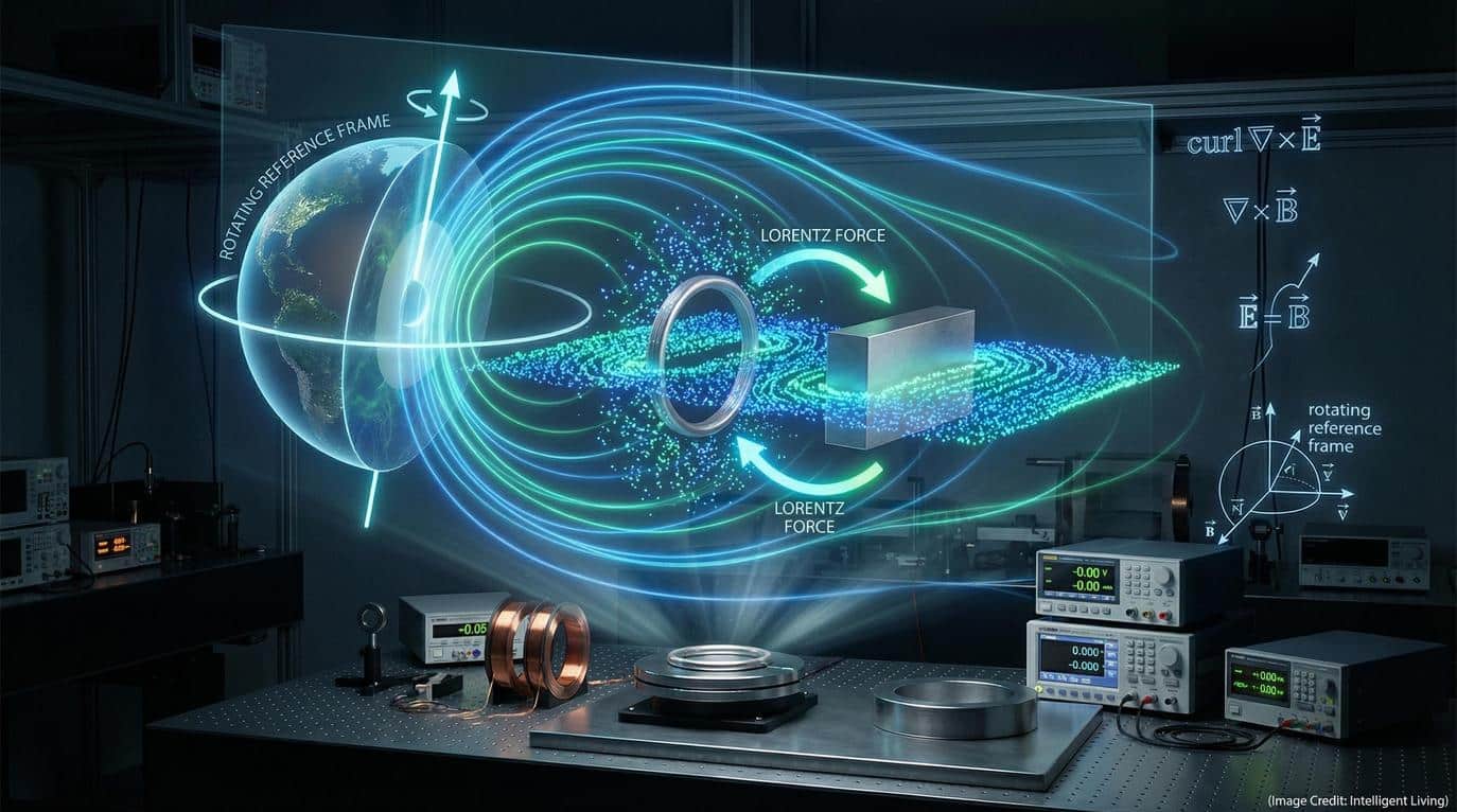Does Earth’s rotation through its own magnetic field allow a static device to generate steady electrical power, or do established electromagnetic principles forbid it entirely?