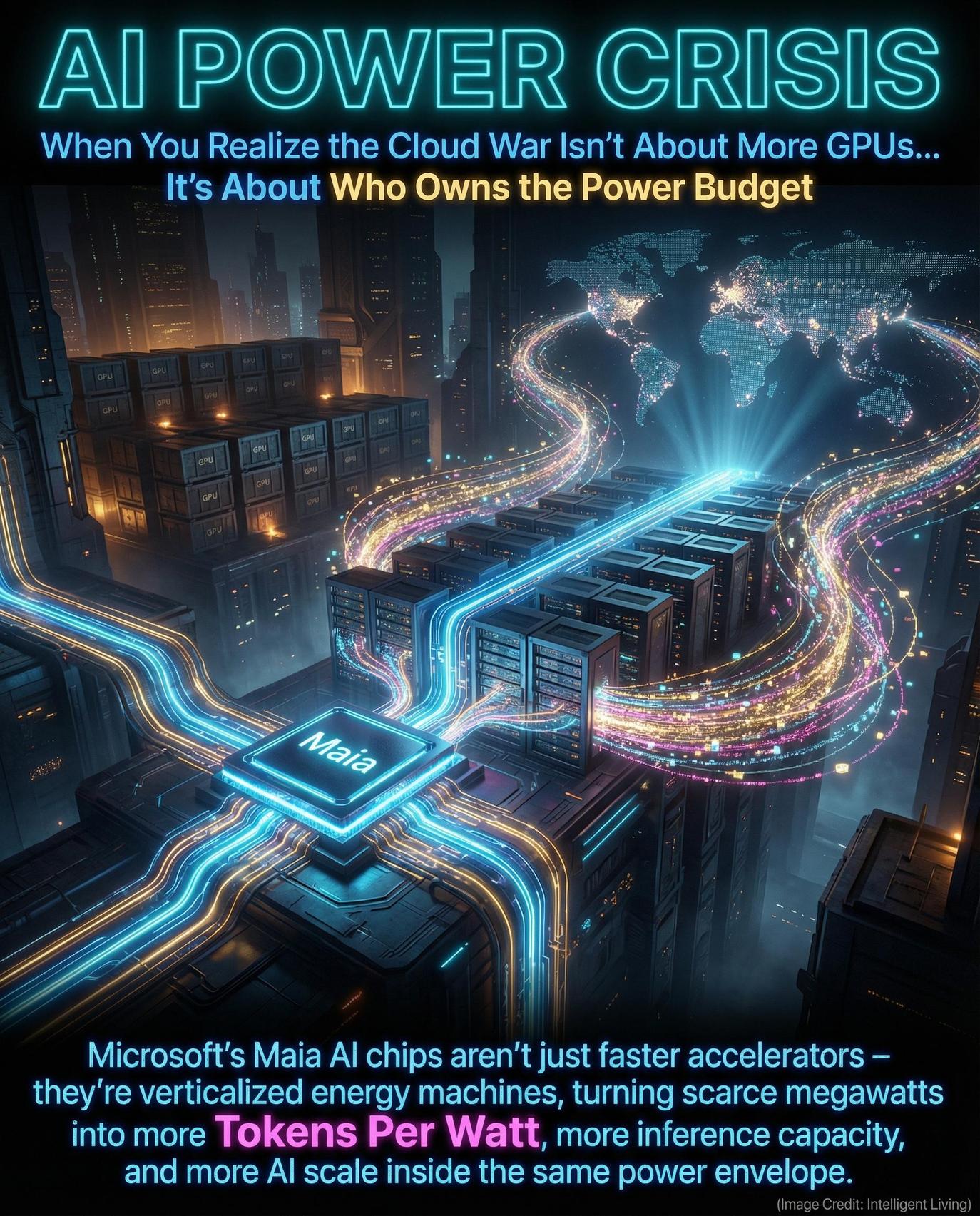 Microsoft built the first-generation Maia 100 on TSMC’s N5 process, leveraging advanced CoWoS-S packaging and chiplet integration to meet early performance targets. Technical documentation confirms that the first-generation Maia chip measures roughly 820 square millimeters and integrates 64GB of HBM2E memory.