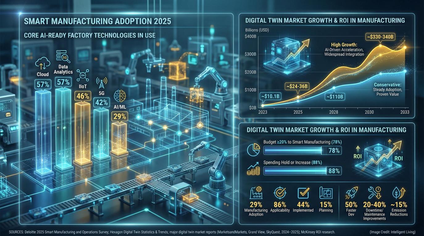 Digital twins sit at the center of Caterpillar and NVIDIA’s strategy. A digital twin is a virtual replica of a physical system, such as a manufacturing line, that uses real-world data to simulate how changes will perform before they are implemented.