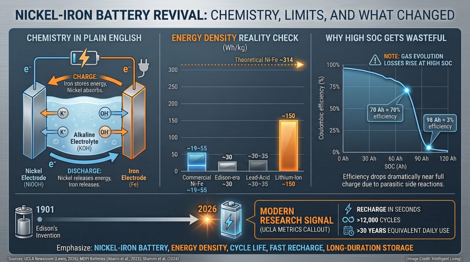 UCLA Researchers Revive Edison's Old 1901 Nickel-Iron Battery for Long ...