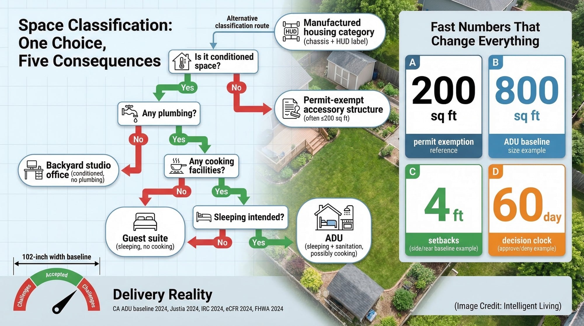A visual decision map showing how