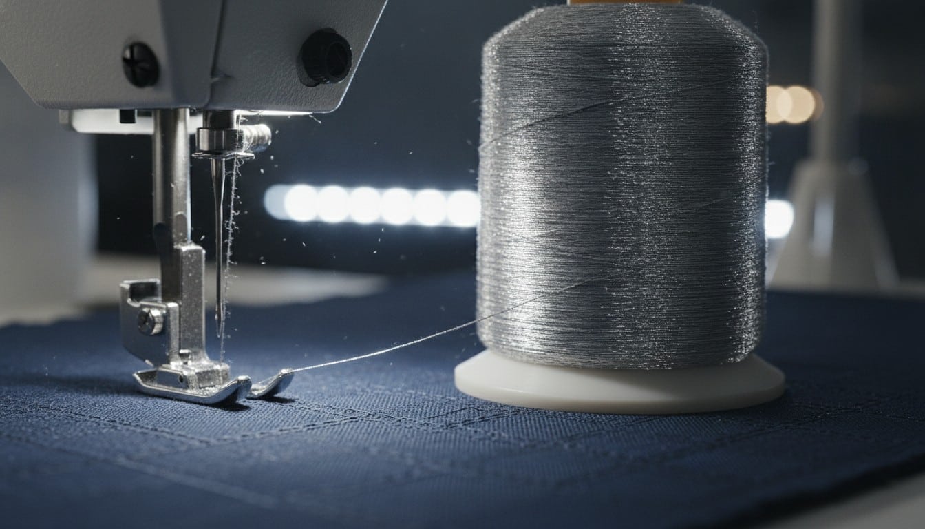 Conductive Sewing Thread for Static Control in Textiles