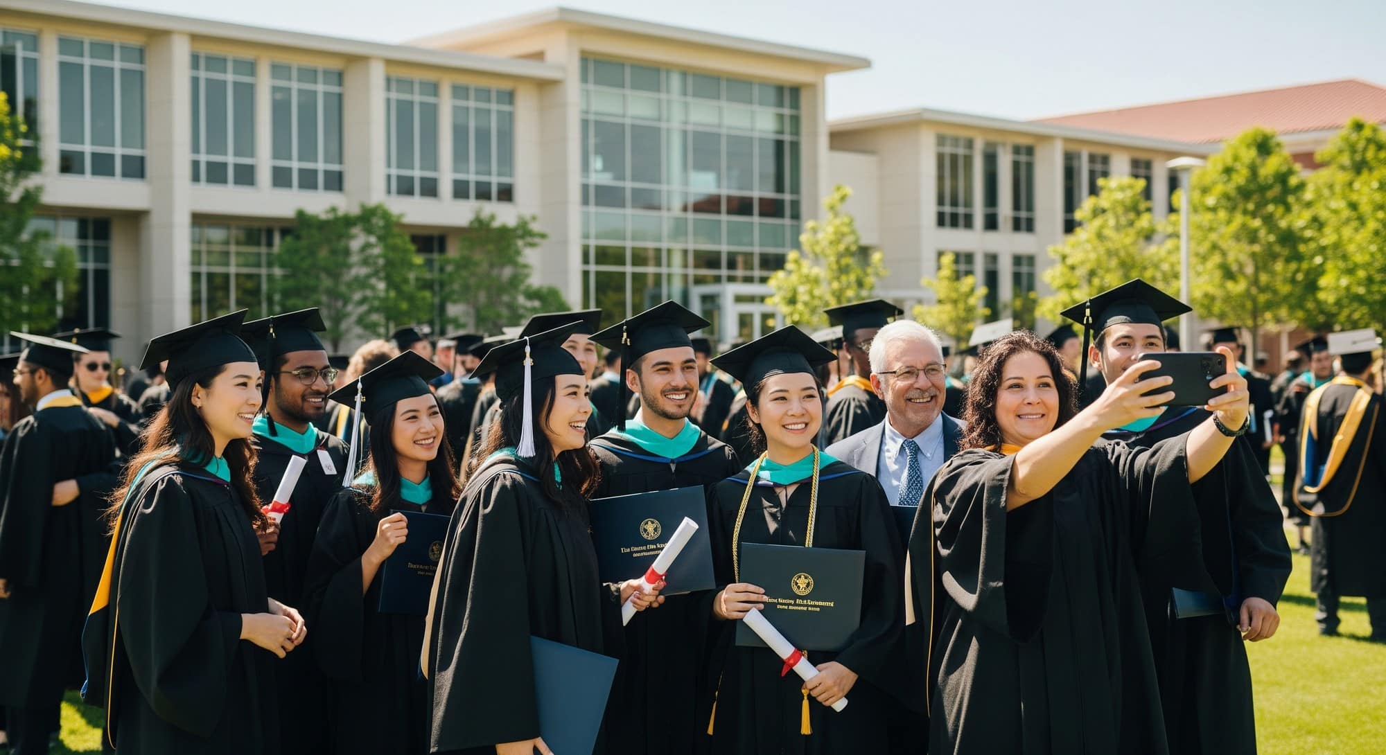 North Park University’s DEI MBA: Preparing Leaders for Today’s Inclusive Business World Diverse MBA graduates celebrating at commencement ceremony