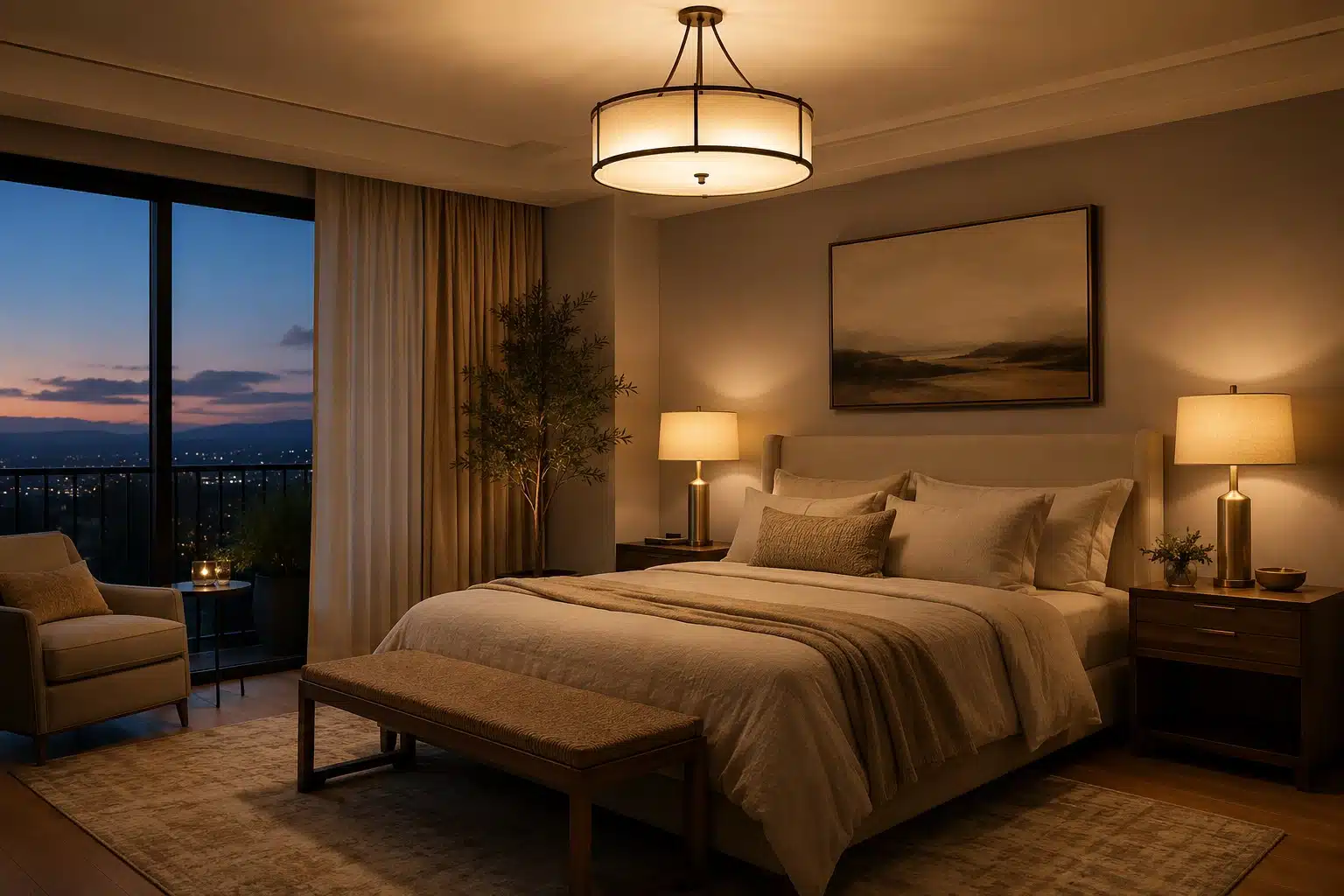 The Science Behind Why Overhead Lighting Changes How You Sleep Bedroom Overhead Lighting Sleep_1
