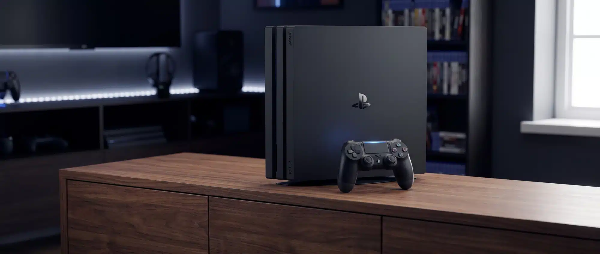 PlayStation 4 Pro console, the enhanced 4K-capable model from 2016