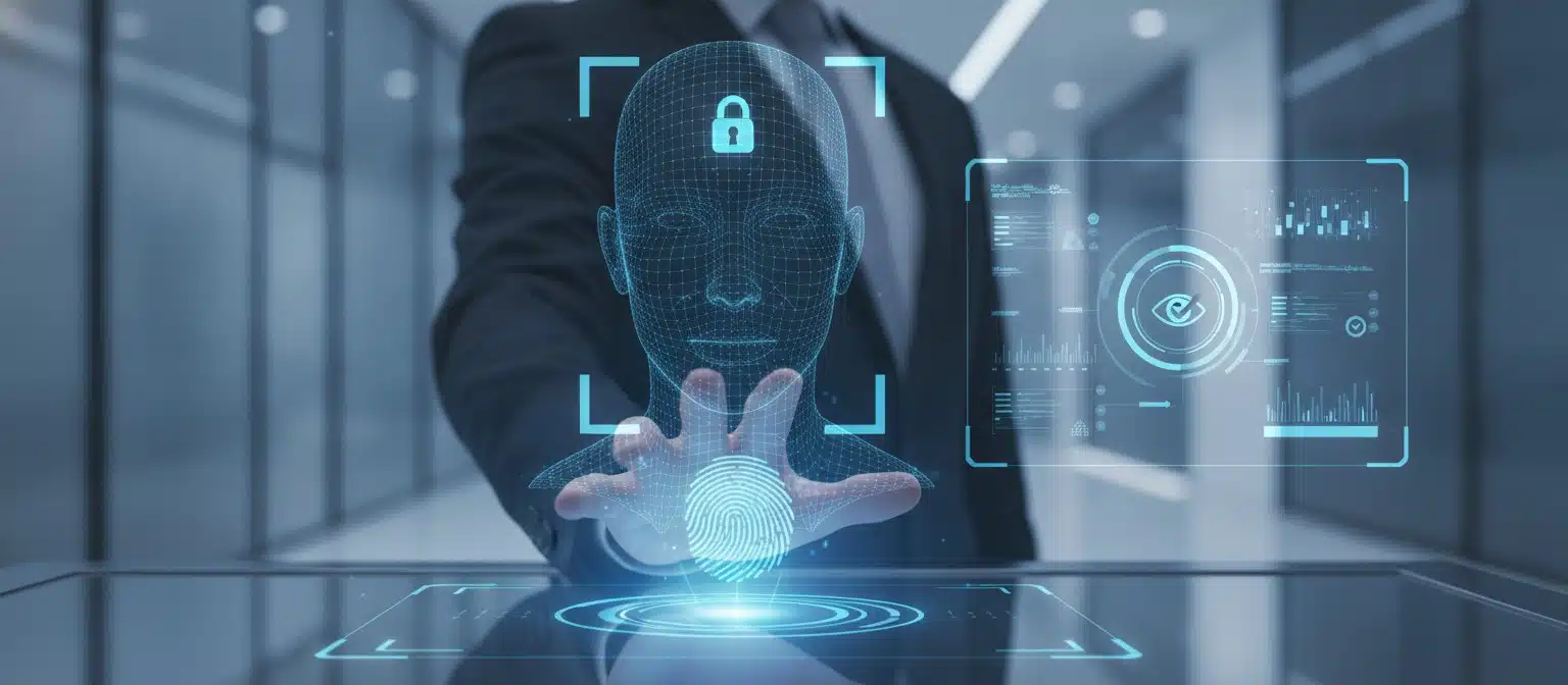Biometric authentication and verification technologies including fingerprint scanning and facial recognition