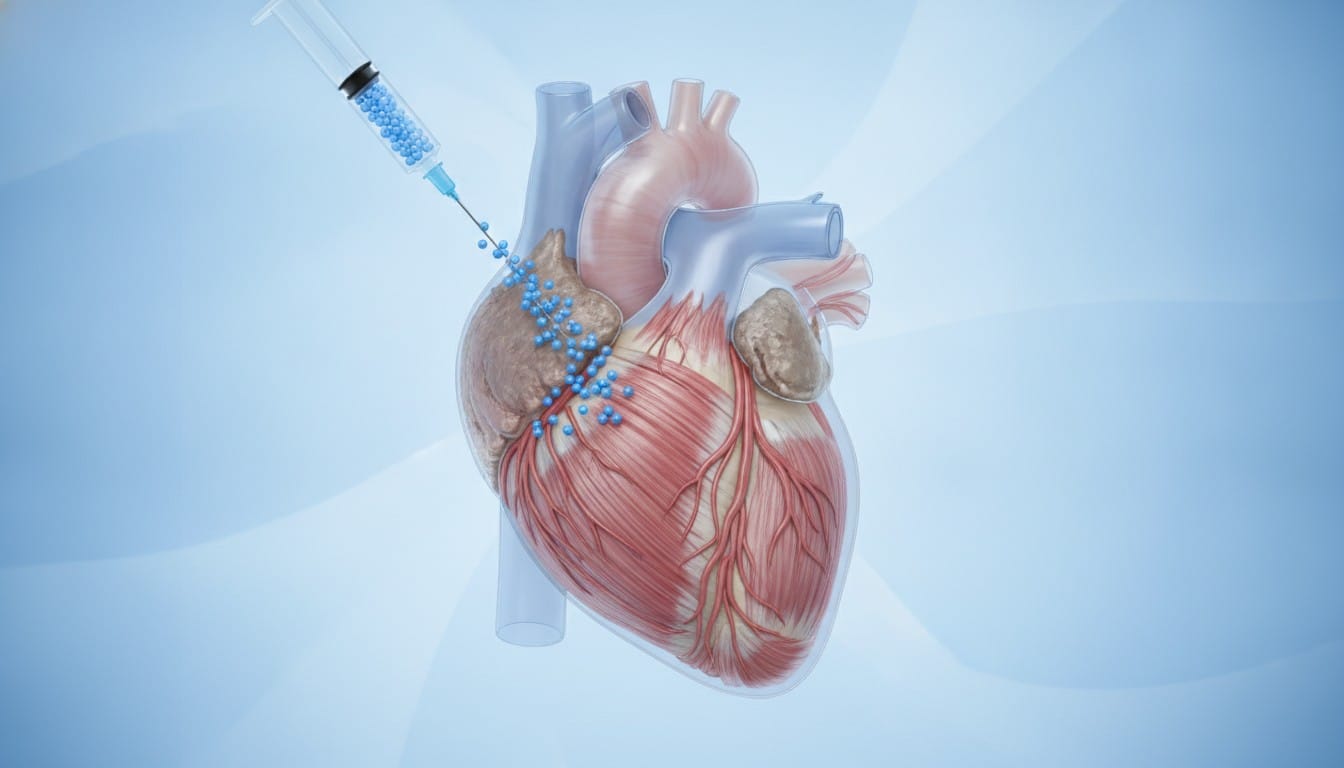 Stem Cell Therapy for Heart Failure: 90% Success Rate in Landmark Trial Stem cell therapy for heart failure showing regeneration of damaged heart tissue