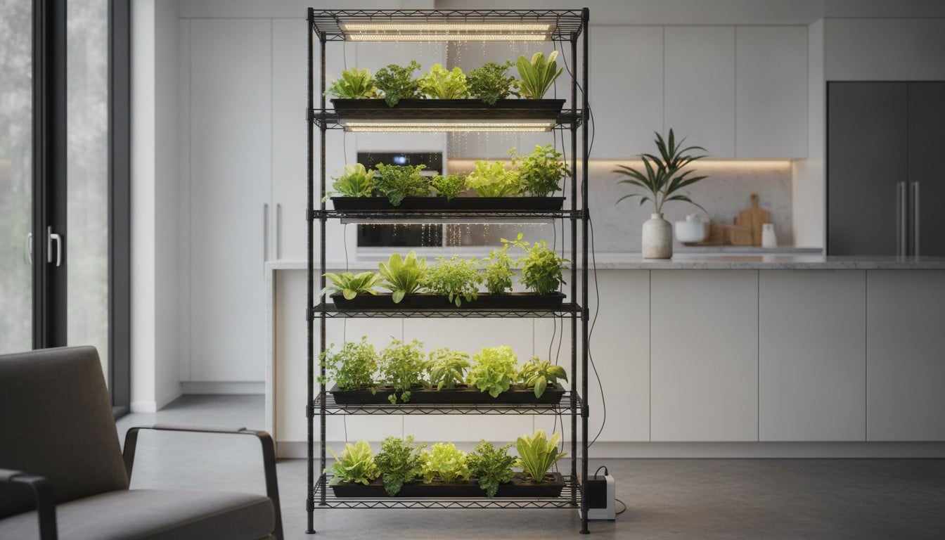Vertical Farming at Home: A Complete Beginner’s Guide to Growing Food Indoors