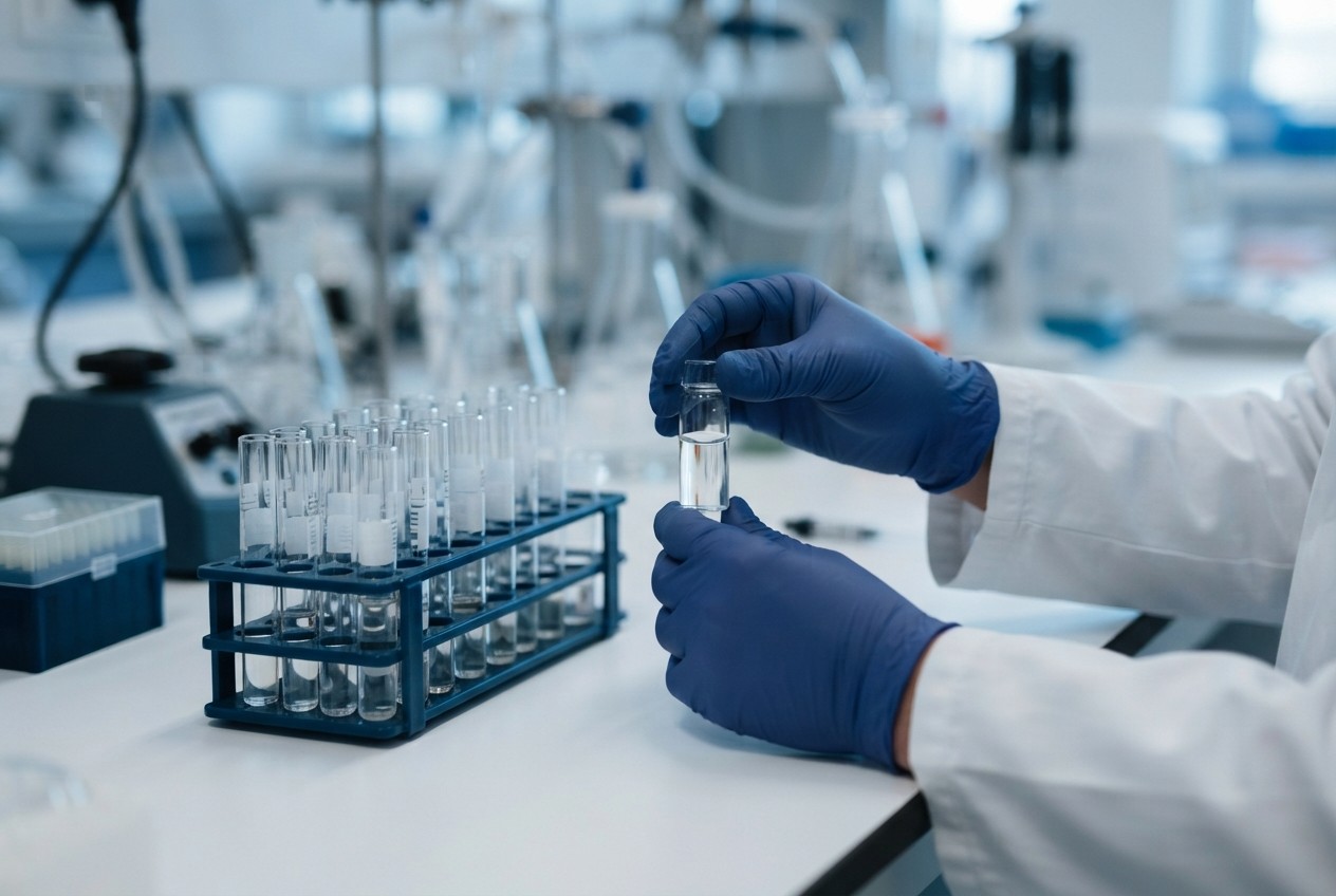 Laboratory analysis of a water sample for PFAS contamination